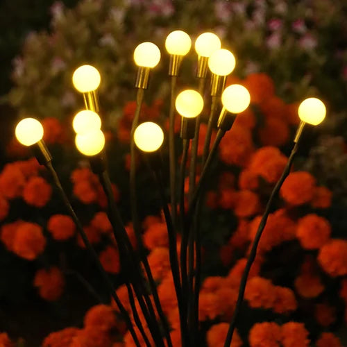 Solar-Powered Firefly Garden Light